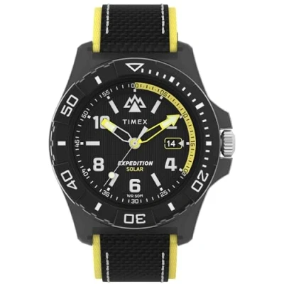 Abbildung von Timex Herren Analog Quarz Uhr mit #Tide Ocean Material Armband TW2V66200