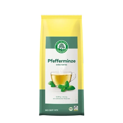 Abbildung von Lebensbaum Pfefferminzetee, Bio Kräutertee mit kräftig frischem Geschmack, lose, 60 g