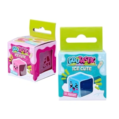 Abbildung von Simba 105953998 Gootastic Ice Cute Knautsch Würfel für Kinder und Erwachsene (5x5 cm) würfelförmiger Anti Stressball, Spielzeug zum Stressabbau ab 3 Jahre, zufällige Auswahl aus 2 Farben