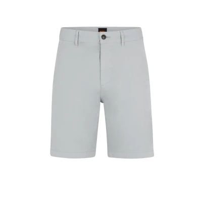 Abbildung von BOSS ORANGE Chinohose Chino slim Shorts mit Kontrastdetails