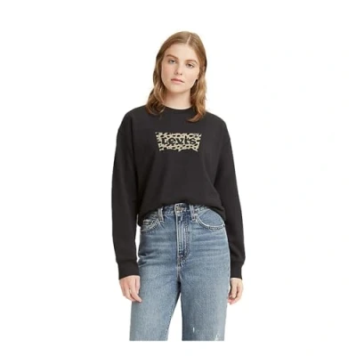 Abbildung von Levi&#039;s Graphic Standard CREW Sweatshirt, Damen, Größe: XS, Caviar