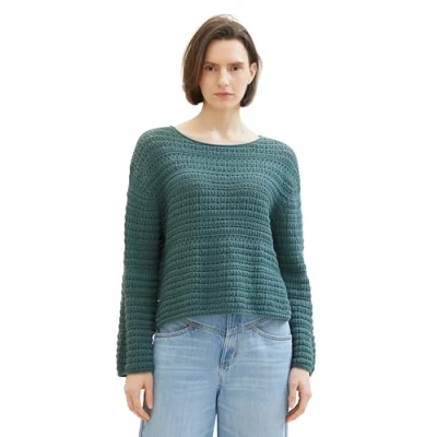Abbildung von TOM Tailor Strickpullover, Damen, Größe: XL, Sea pine green