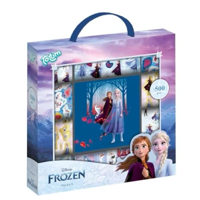 Abbildung von Große Frozen II Stickerbox mit über 1100 Stickern auf 12 Rollen, Motiven von Anna &amp; Elsa — Ideal für Scrapbooking und Bastelarbeiten