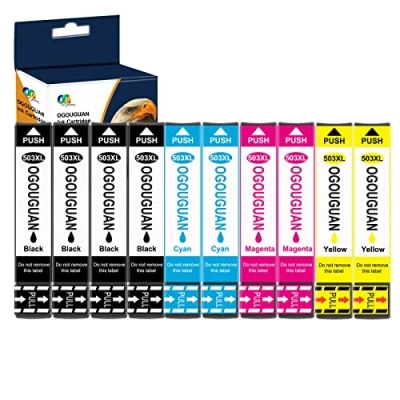 Abbildung von OGOUGUAN 503XL Druckerpatronen kompatibel für Epson 503 XL Expression Home XP 5200 5205 XP5200 XP5205 Workforce WF 2960 2965 WF2960 WF2965 2960DWF 2965DWF (10 Packungen)