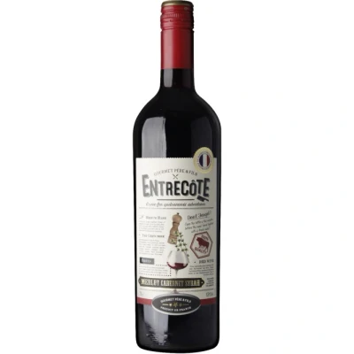 Abbildung von Entrecôte Merlot Cabernet Sauvignon Rotwein trocken