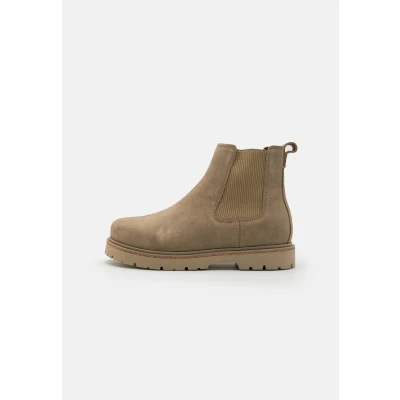 Abbildung von Birkenstock Highwood SLIP ON Narrow Ankle Boot, Damen, Größe: 36, Taupe Schuhe
