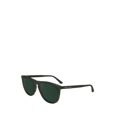 Abbildung von Calvin Klein Sonnenbrille, Herren, Größe: One Size, Green striped brown