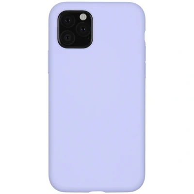 Abbildung von Apple iPhone 11 Pro Hülle Silikon Accezz Soft Case/Backcover Handyhülle Lila