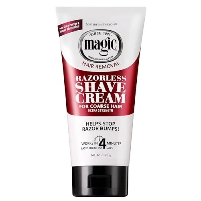 Abbildung von Magic Haar Entferner &amp; Rasier Creme Extra Stärke Für Grobe Bärte 170g