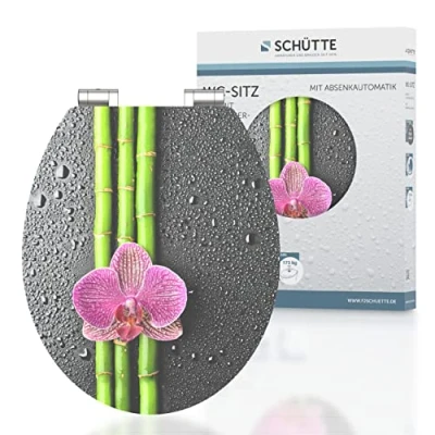 Abbildung von Schütte WC Sitz &quot;Asia&quot;, High Gloss mit MDF Holzkern, Absenkautomatik