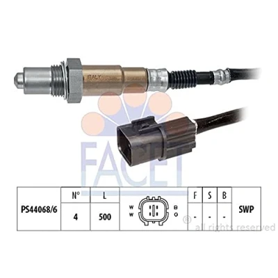 Abbildung von FACET 10.8073 Lambdasonde Made in Italy OE Equivalent beheizt, Planarsonde, Gewinde vorgefettet 4 CHEVROLET: Aveo / Kalos Schrägheck
