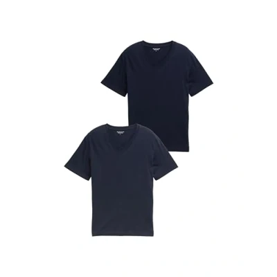 Abbildung von TOM TAILOR T Shirt, (Packung, 2 tlg.), mit V Ausschnitt, Doppelpack