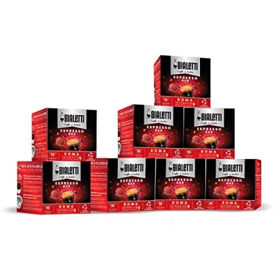 Abbildung von Bialetti Caffè d&#039;Italia Rom (Intensiver Geschmack) Multipack 128 Kapseln