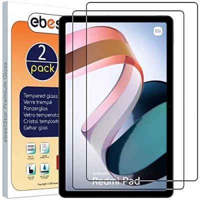 Abbildung von ebestStar {2 Stück) Panzer Schutz Glas für Xiaomi Redmi Pad, 3D Displayschutz, 9H gehärte Glas, Abgerundete, Blasenfrei