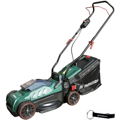 Abbildung von Parkside Akkurasenmäher 20V Akku Rasenmäher PRMA 20, 33 cm Schnittbreite