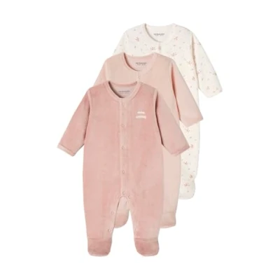 Abbildung von Vertbaudet Pyjama für Kinder, Größe: 80, Rosenholz