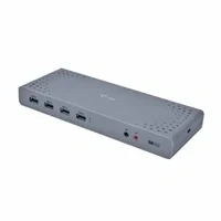 Abbildung von i Tec Thunderbolt 3 / USB C 5K/4K Universal Dualdock grau ✅ CADUAL4KDOCK