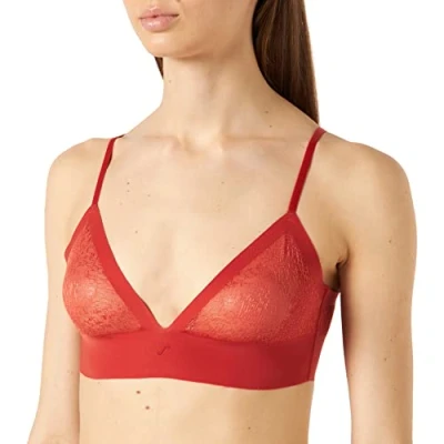 Abbildung von S by sloggi Damen Superb Soft Bra Bügelloser BH, Haute Orange, L