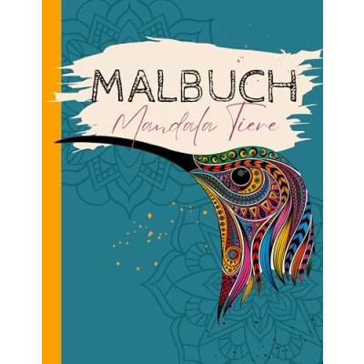 Abbildung von Mandala Malbuch Tiere: Wunderschöne Tiermandala. Tier für Erwachsene.
