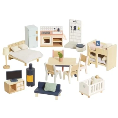 Abbildung von Le Toy Van Puppenhausmöbel Starter Set 35 Teile