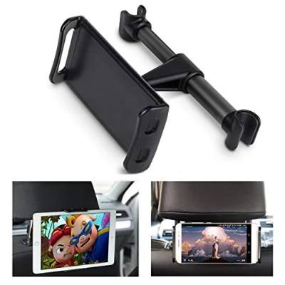 Abbildung von ecoemo Auto Kopfstütze Halterung verstellbar iPad Ständer Tablet Halterung, Wiege für Samsung Galaxy Tabs Amazon Kindle Fire HD Nintendo Switch, alle 4 bis 25,7 cm Geräte und