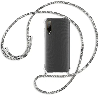 Abbildung von mtb more energy® Handykette kompatibel mit HTC Desire 22 Pro 5G Fancy Fishnet Smartphone Hülle zum Umhängen Anti Shock Full TPU Case