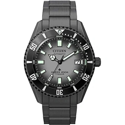 Abbildung von Citizen Automatikuhr NB6025 59H, Armbanduhr, Herrenuhr, Titan, bis 20 bar wasserdicht, Saphirglas