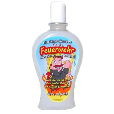 Abbildung von * Feuerwehr Shampoo &amp; Duschgel als Scherzartikel und witzige Geschenkidee für Geburtstag Party Schampoo Partygeschenk (Feuerwehr Shampoo, 350ml)