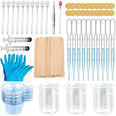 Abbildung von ZUZGO Epoxidharz Zubehör Set Anfänger Resin Harz Gießen Silikonformen DIY mit Messbecher Mischstäbchen Pipette Pinzette und Handschuhe(149Stk)
