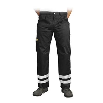 Abbildung von Warnhose Arbeitshose mit Reflektionsstreifen Gr. 48, der EN471
