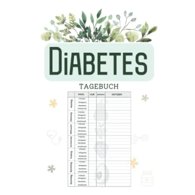 Abbildung von Diabetes Tagebuch Klein: Diabetiker Kalender 2022 Blutdrucktagebuch klein I Blutzucker Heft Buch zum Eintragen 6x9 Zoll