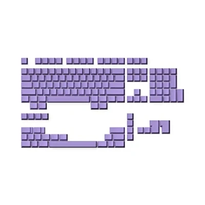 Abbildung von Ranked Leeres Premium Tastenkappen Set 1,4 mm Dickes PBT Cherry Profil für Mechanische Tastatur (Lavendel, 139 Tasten)