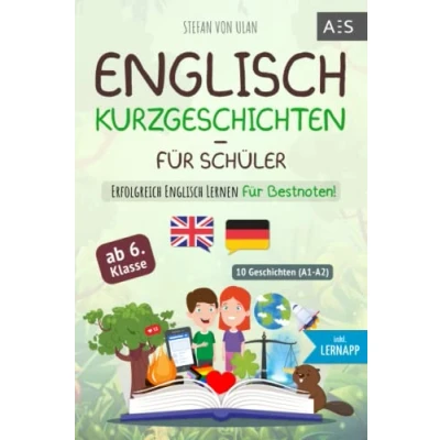 Abbildung von Englisch Kurzgeschichten für Schüler: Erfolgreich lernen Bestnoten! (Spannende Geschichten 6. 10. Klasse mit Grammatik, Übungen, Audios, Vokabeln, paralleler Übersetzung und Lernapp)