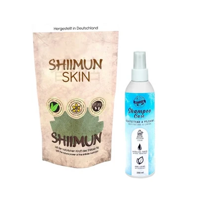 Abbildung von Bellfor Sparset gegen Schuppen mit Shiimun und Hundeshampoo 300 g