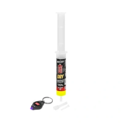 Abbildung von Errecom 1000 Miglia BKR 3101 DRY Fahrradkette Schmiermittel für trockene und staubige Straßenbedingungen 100ml, Spritze mit Drop Huggie System Applikatoren, fluoreszierende duftende Formel