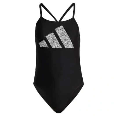 Abbildung von adidas Performance 3 BAR LOGO Print Badeanzug, Damen, Größe: 32, Black/white