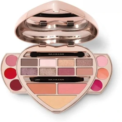 Abbildung von Naj Oleari Il Cuore MakeUp Palette Viso Occhi Labbra