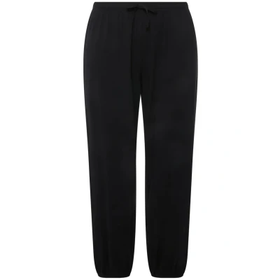 Abbildung von Ulla Popken DE Jogging Coupe Droite Ceinture ÉLAST Jogginghose, Damen, Größe: 58/60, Noir