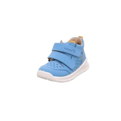 Abbildung von Superfit Breeze Unisex Sneaker low für Kinder, Größe: 25, Hellblau/orange Schuhe