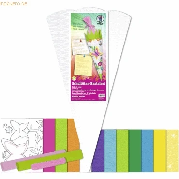Abbildung von Ludwig Bähr Schultüten Bastelset 68cm Schmetterling