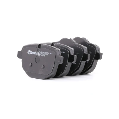 Abbildung von BREMBO P 06 064 Bremsbelagsatz für Verschleißwarnanzeiger vorbereitet mit Bremssattelschrauben ohne Zubehör BMW: X3, 5 Touring, X4 kfzteile,