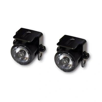 Abbildung von SHIN YO LED Standlicht, rund, Durchmesser 24,7 mm, mit Universalhalter (Black)
