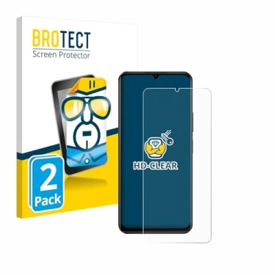 Abbildung von BROTECT (2 Stück Schutzfolie für Vivo Y28 Displayschutz Folie Ultra Klar