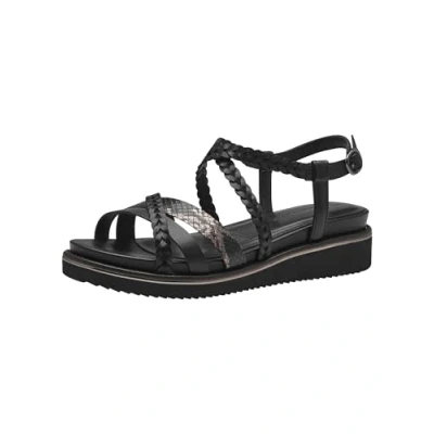 Abbildung von Tamaris Keilsandalette, Damen, Größe: 36, Black Schuhe