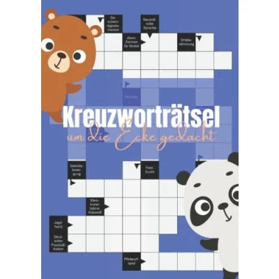 Abbildung von Kreuzworträtsel um die Ecke gedacht: Großdruck Rätselheft für Erwachsene und Senioren Schwere Fragen erfahrene Rätselprofis