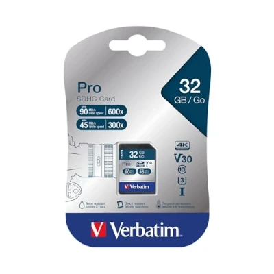 Abbildung von Verbatim SD Card 32GB SDHC PRO UHS I Class 10 Micro Karte