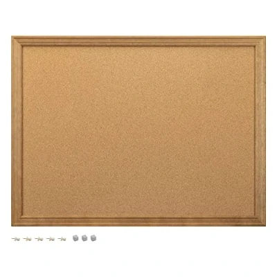 Abbildung von Navaris Memoboard Magnetische Kork Pinnwand 60x45cm mit Holzrahmen, (1 tlg)