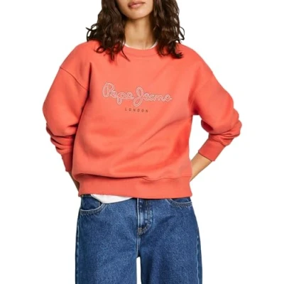 Abbildung von Pepe Jeans Sweatshirt, Damen, Größe: Small, Sunset orange