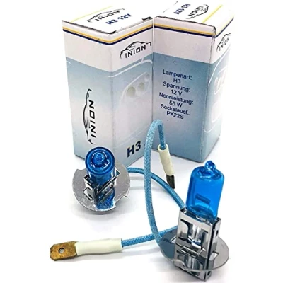 Abbildung von INION 2 x H3 Xenon Look 12V 55W Halogen Lampe super weiss