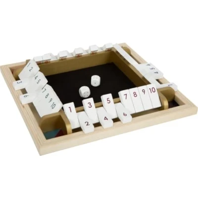 Abbildung von Small Foot Spiel Würfelspiel Shut the Box &quot;Gold Edition